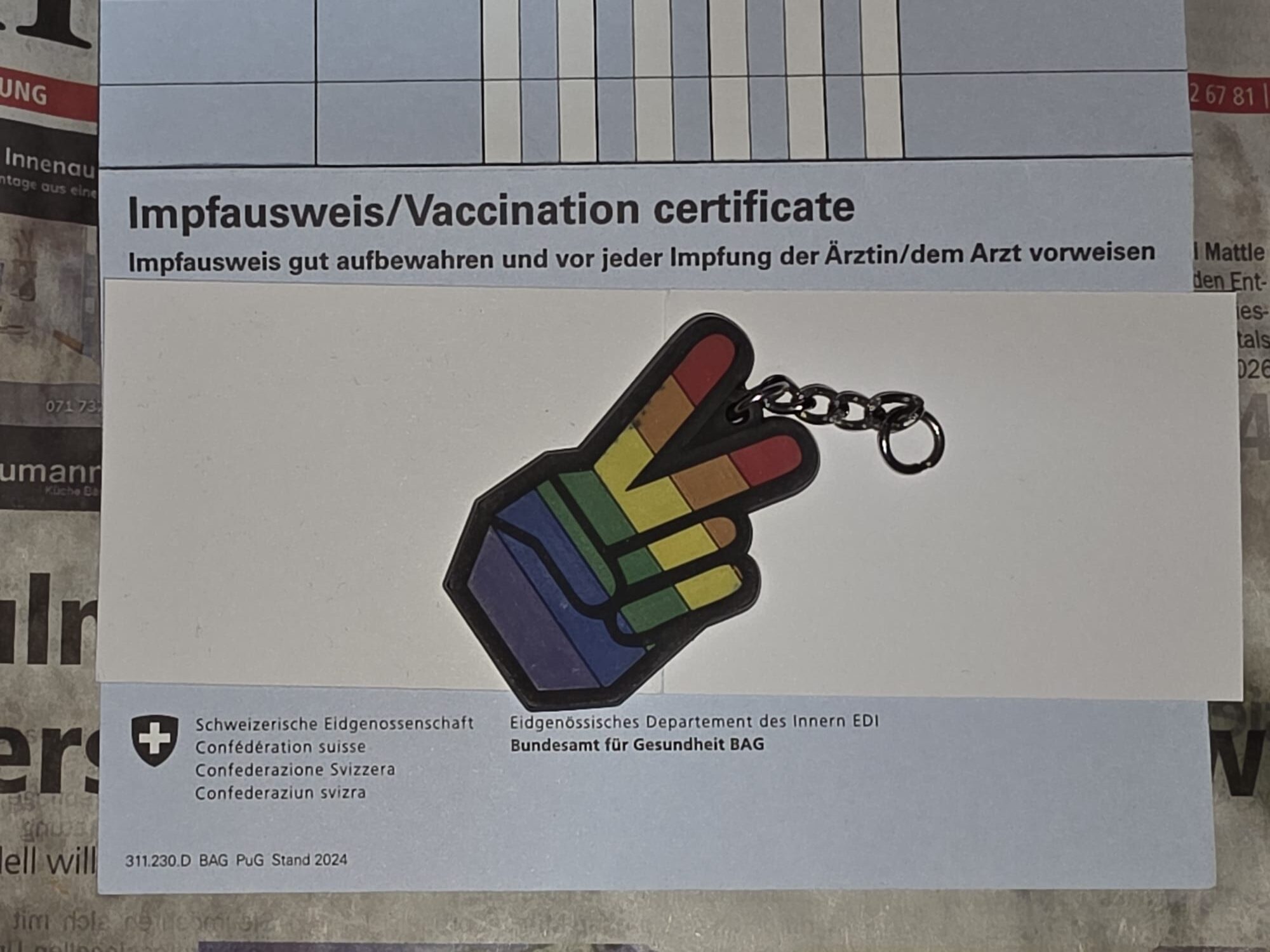 [Original] Soy visto cuando sin importar quien soy, tengo acceso por igual a todos los servicios de salud que reciben personas distintas a mí la salud garantiza, mi vida y el ejercicio de ella con igualdad me devuelve la dignidad. [English] I am seen when, regardless of who I am, I have equal access to all the health services that people other than myself receive. Health guarantees my life and the exercise of it with equality restores my dignity.